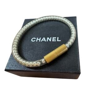 Chanel Encased Pearl Bracelet